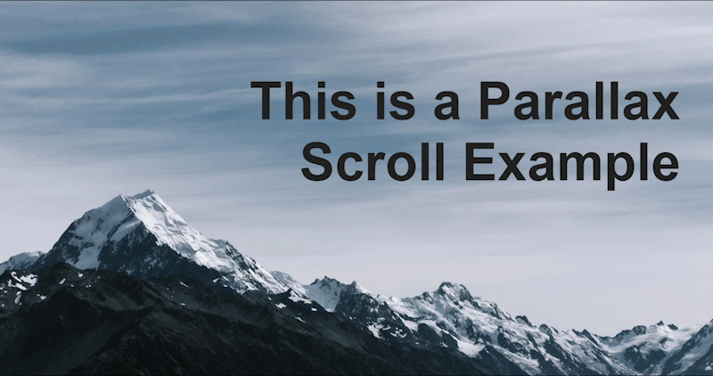 CSS parallax scroll